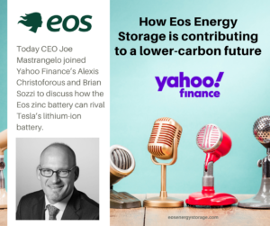 Yahoo Finance Eos Interview